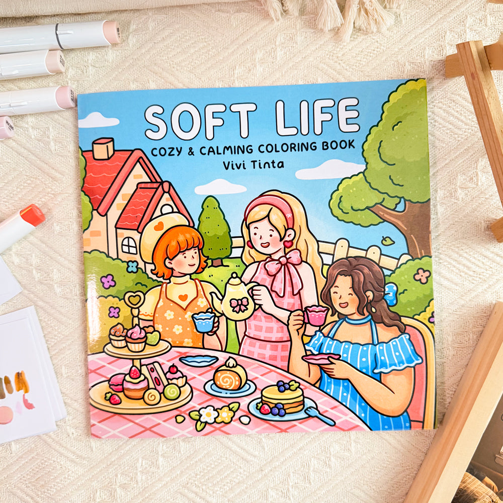 Soft Life Sticker Soft Life Coloring Book – Vivi Tinta